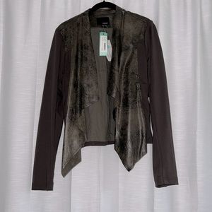Edyson Ponte and Faux Leather Jacket